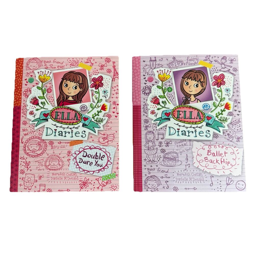 Ella Diaries‎ Chapter Books Double Dare You Ballet Backflip Paperback Set Of 2